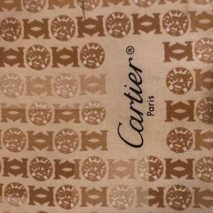 Authentic Cartier Silk Scarf